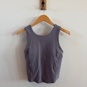 Lululemon Athletica Purple Tank Top with Built-In Shelf Bra – Size 8